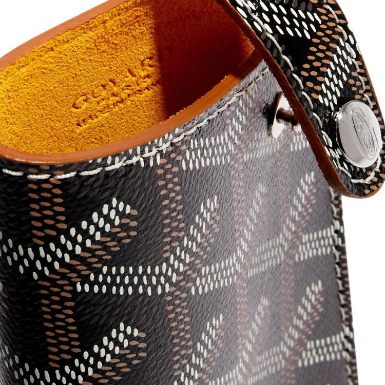 GOYARD Montmartre Canvas With Leather Eyeglass Pouch Small Size Unisex Brown