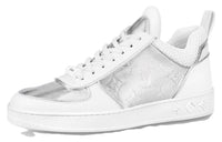 LOUIS VUITTON Boombo Low Top Stylish Skateboarding Shoes Women's Silver White