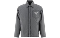 PRADA Puffer Jackets Men Gray