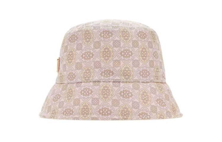 PRADA Cotton Fabric Bucket Hats Women's Apricot
