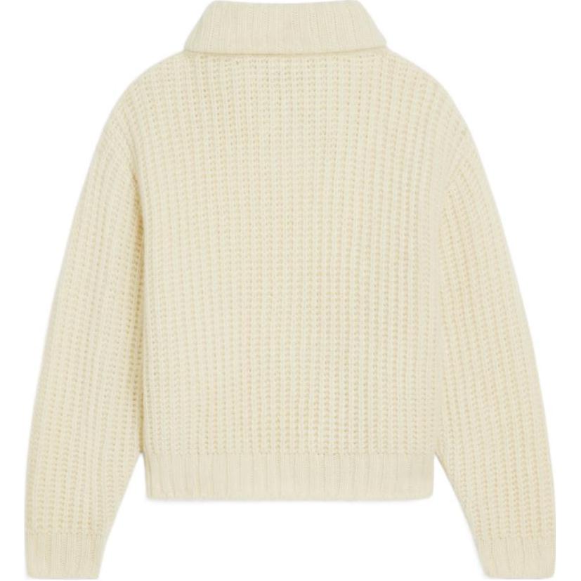 CELINE Collared Ribbed Jumper
