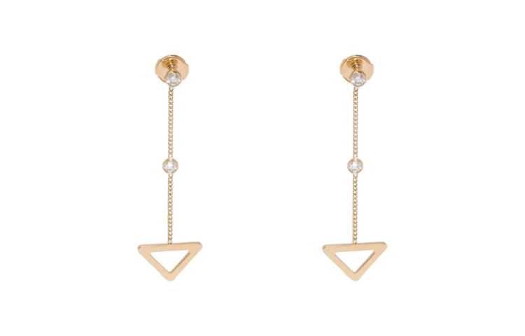 PRADA Earrings Women's Gold