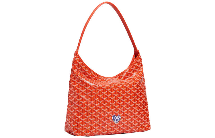 GOYARD Bohème Hobo Canvas With Leather Shoulder Bag Combo Bag Handbag, Shoulder Bag Women's