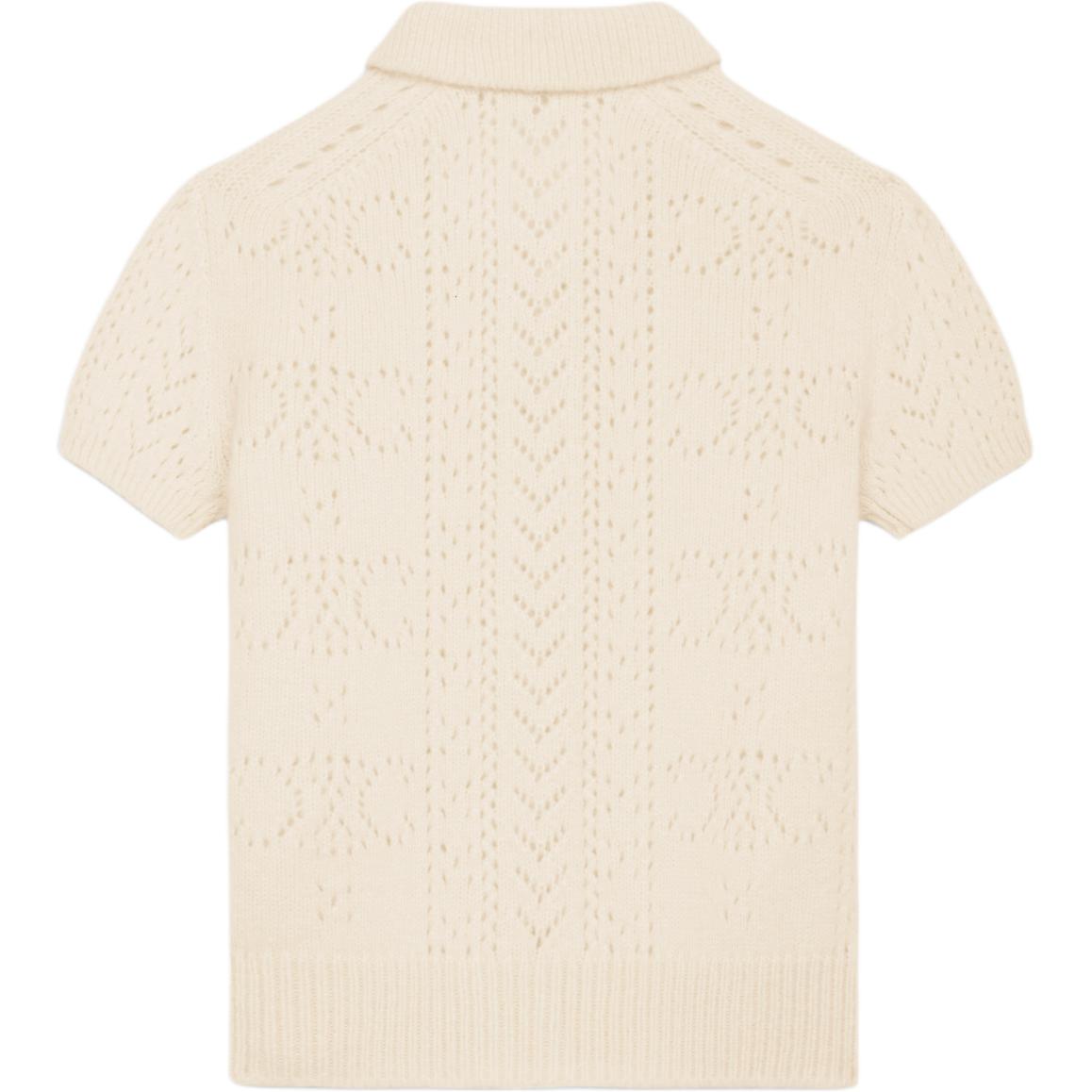 CELINE Cardigan In Pointelle Cashmere