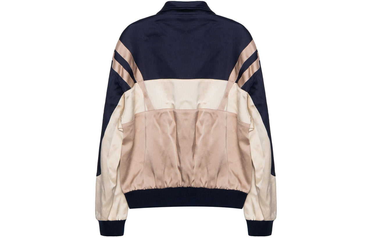SAINT LAURENT Panelled High Neck Zipped Bomber Jacket