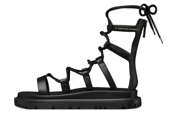 DIOR Abbesse Roman Sandals Women's Black