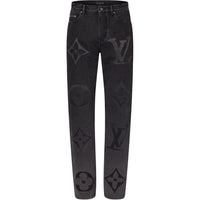 LOUIS VUITTON Monogram Denim Pants