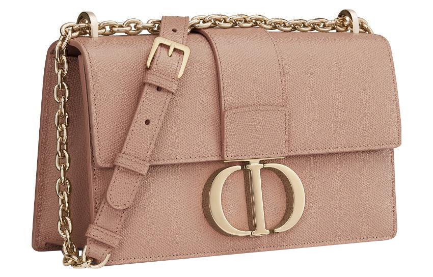 DIOR 30 Montaigne Grained Calfskin Monsta Bag Shoulder Bag Crossbody Bag Regular Women's Nude Pink
