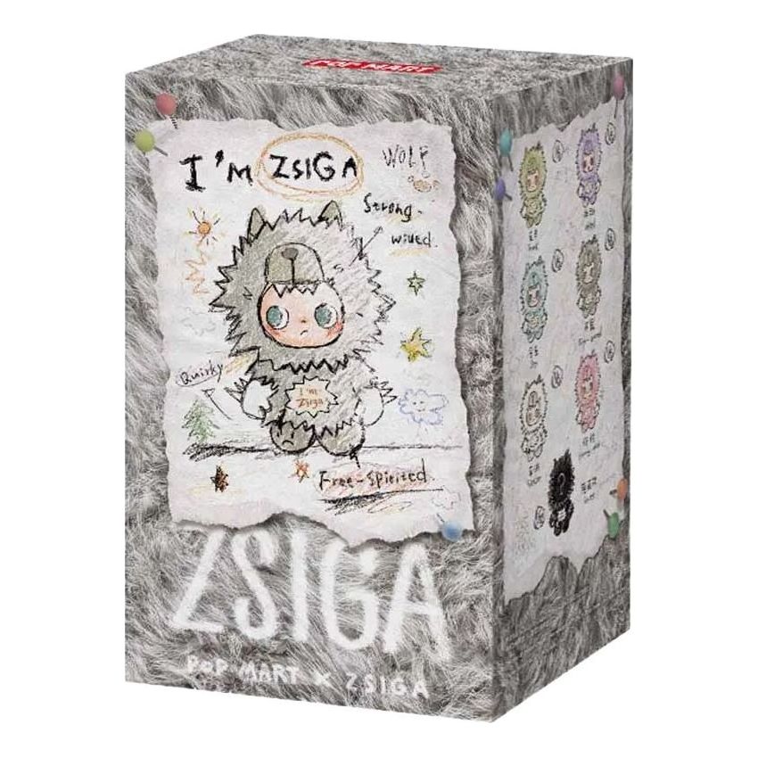 Pop Mart Zisga I'm Zisga series Vinyl Plush Pendant Sealed Case (1 Blind Box) PPMT-2605-0056-1161875444