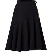 LOUIS VUITTON Asymmetrical Flare Midi Skirt