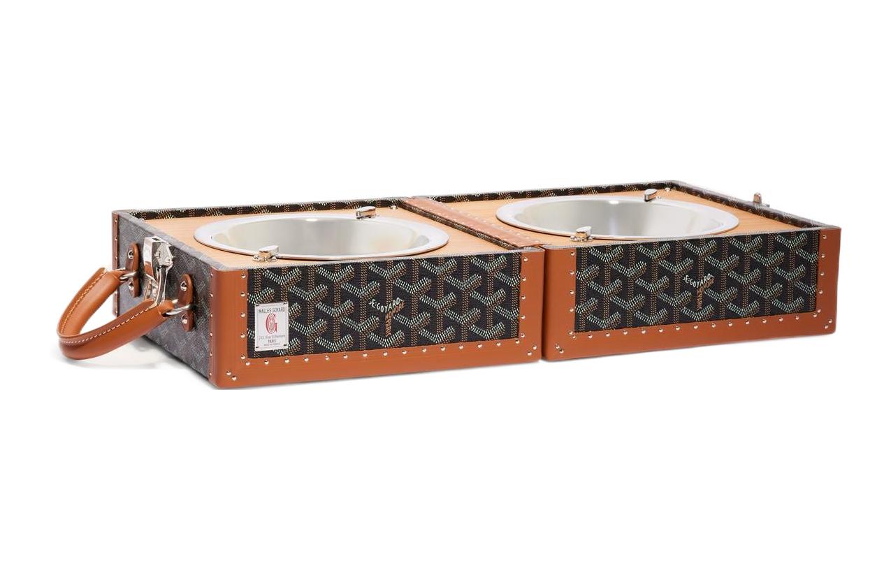 GOYARD Canvas With Leather Portable Pet Handbag Merch Unisex Brown