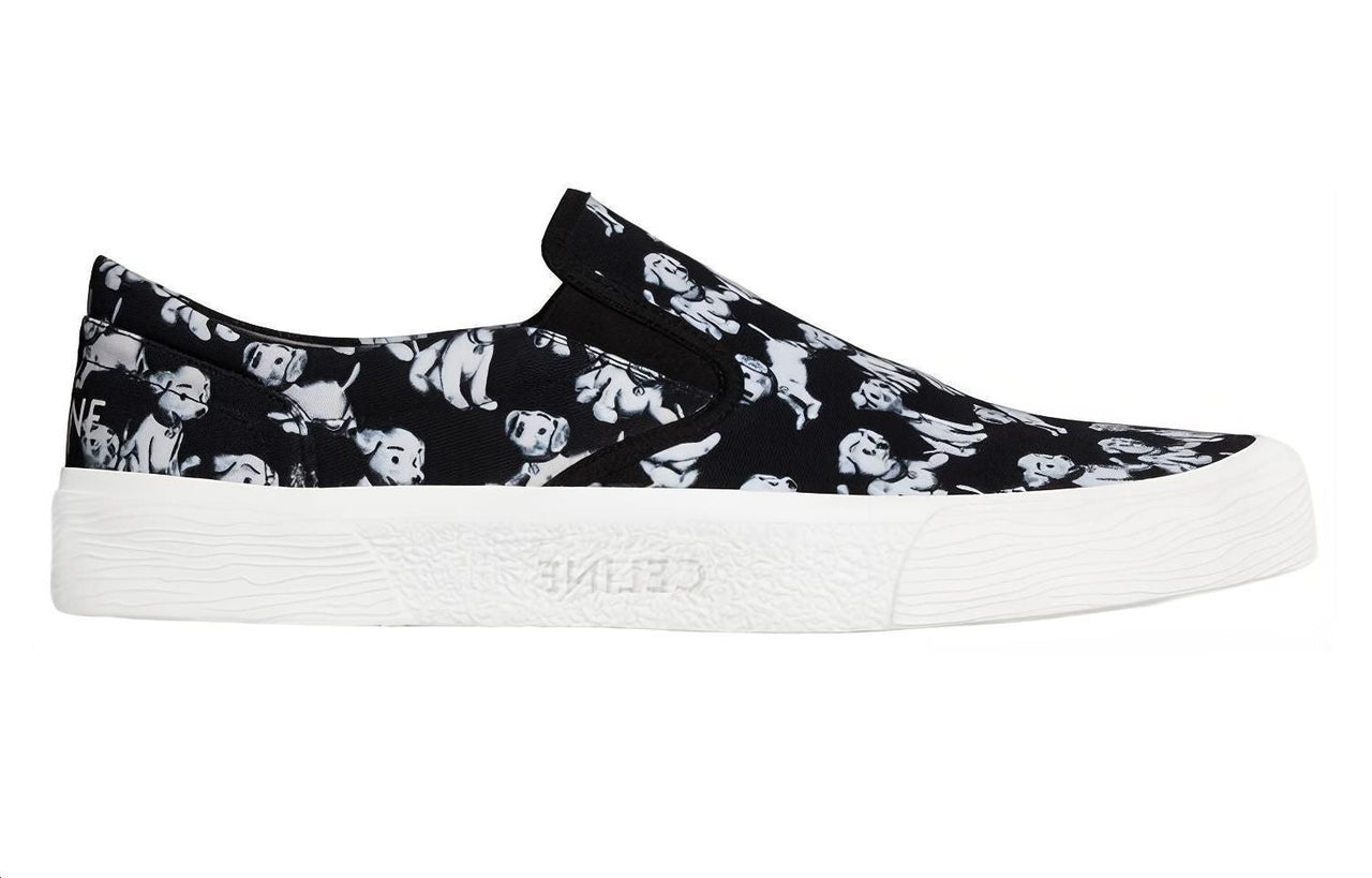 CELINE Elliot Stylish Skateboarding Shoes Men's Black White