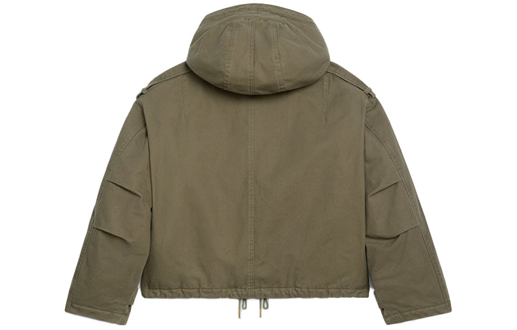 CELINE Cropped Coats Women's Army Green