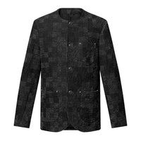 LOUIS VUITTON Denim Bouclette Collarless Jacket