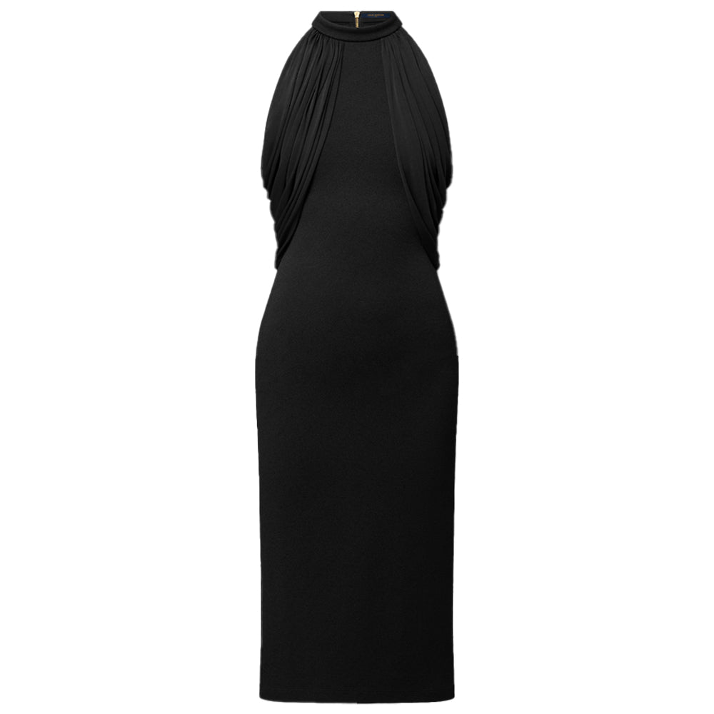 LOUIS VUITTON Draped Insert Dress