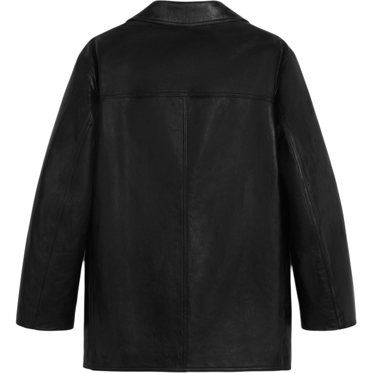CELINE FW24 Leather Jacket Men's Black
