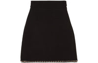 MIU MIU Casual Short Skirts Women's Black