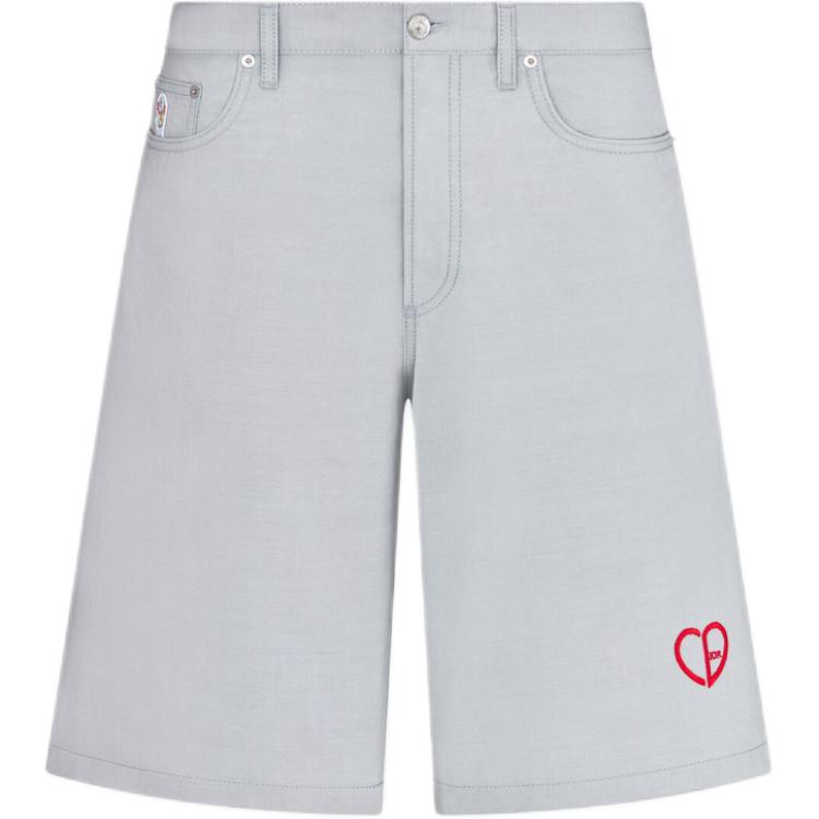 DIOR FW24 Casual Shorts Men's Gray