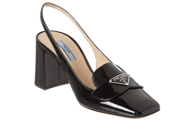 PRADA Chunky Heel High Heels Women's Black