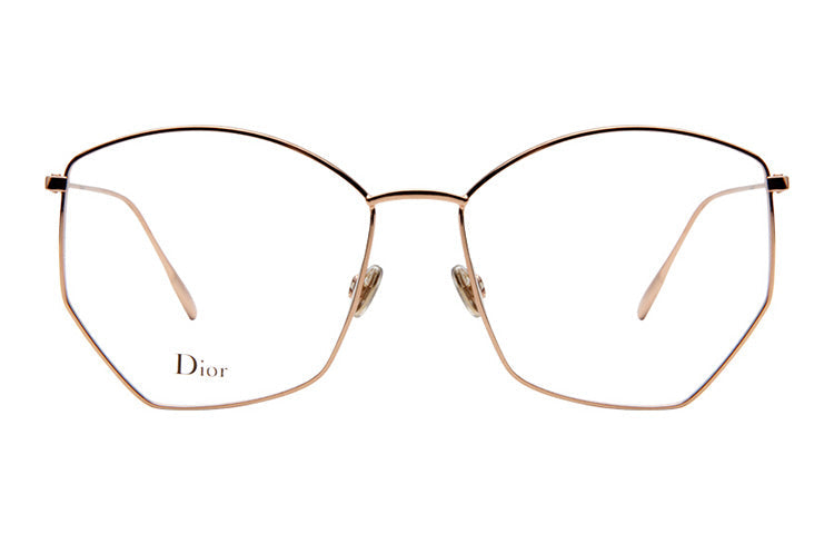 DIOR Eyeglass Frames Women's Rose Gold