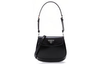 PRADA Cleo Leather Shoulder Bag Mini Women's Black