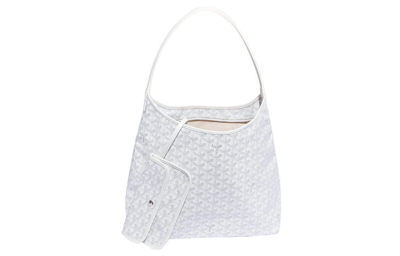 GOYARD Bohème Hobo Canvas With Leather Shoulder Bag Combo Bag Handbag, Shoulder Bag Women's