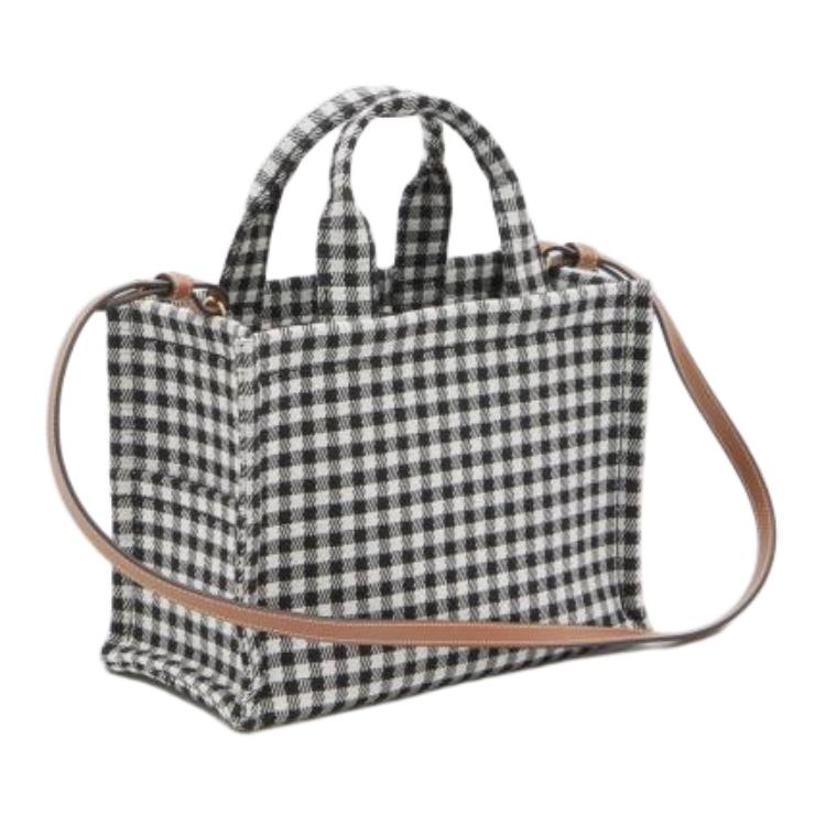 CELINE Canvas Canvas Bag Shoulder Bag Crossbody Bag Handbag Women's Black
