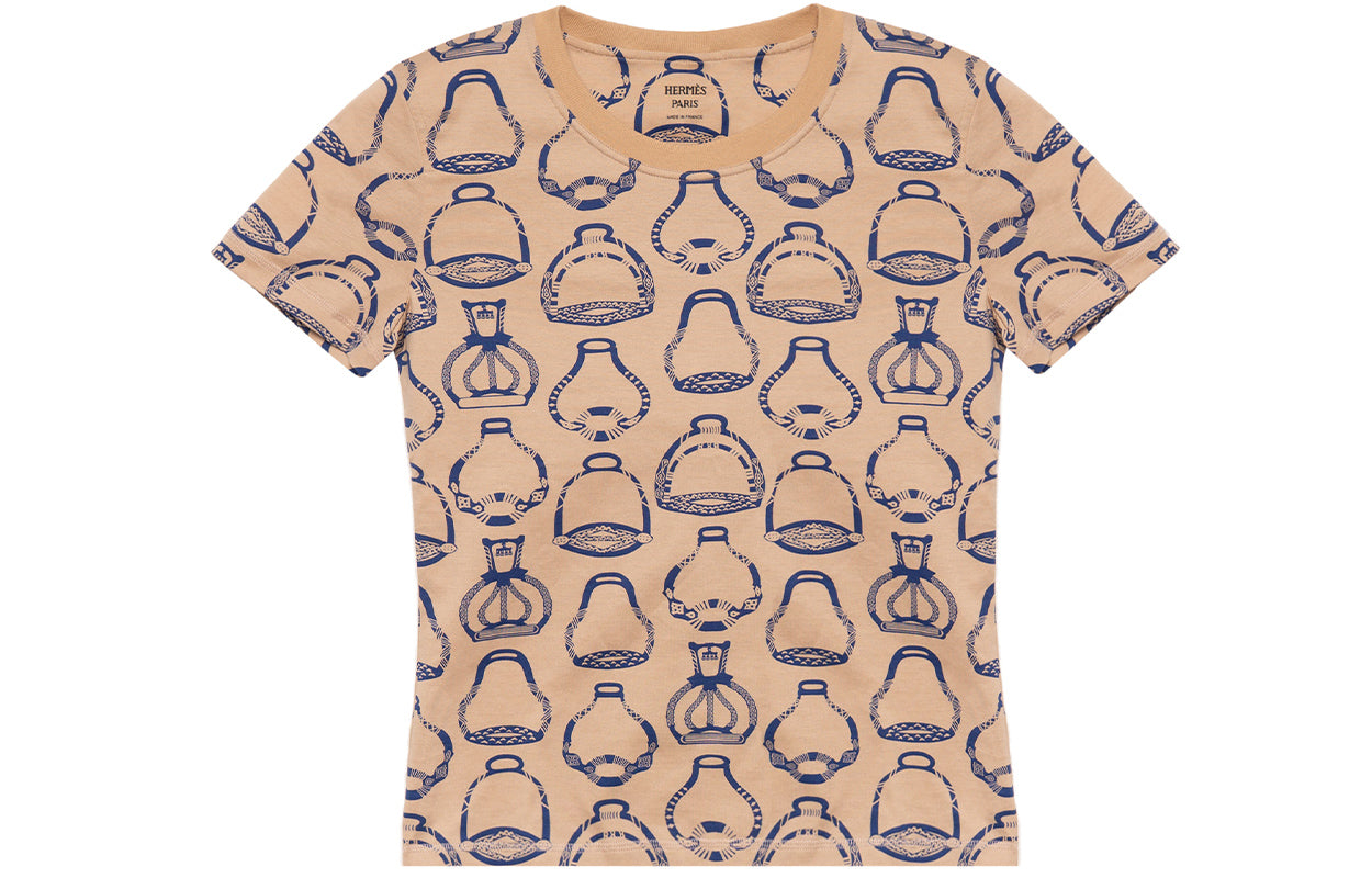 HERMES SS23 Regular T-Shirt Women's Albino Beige