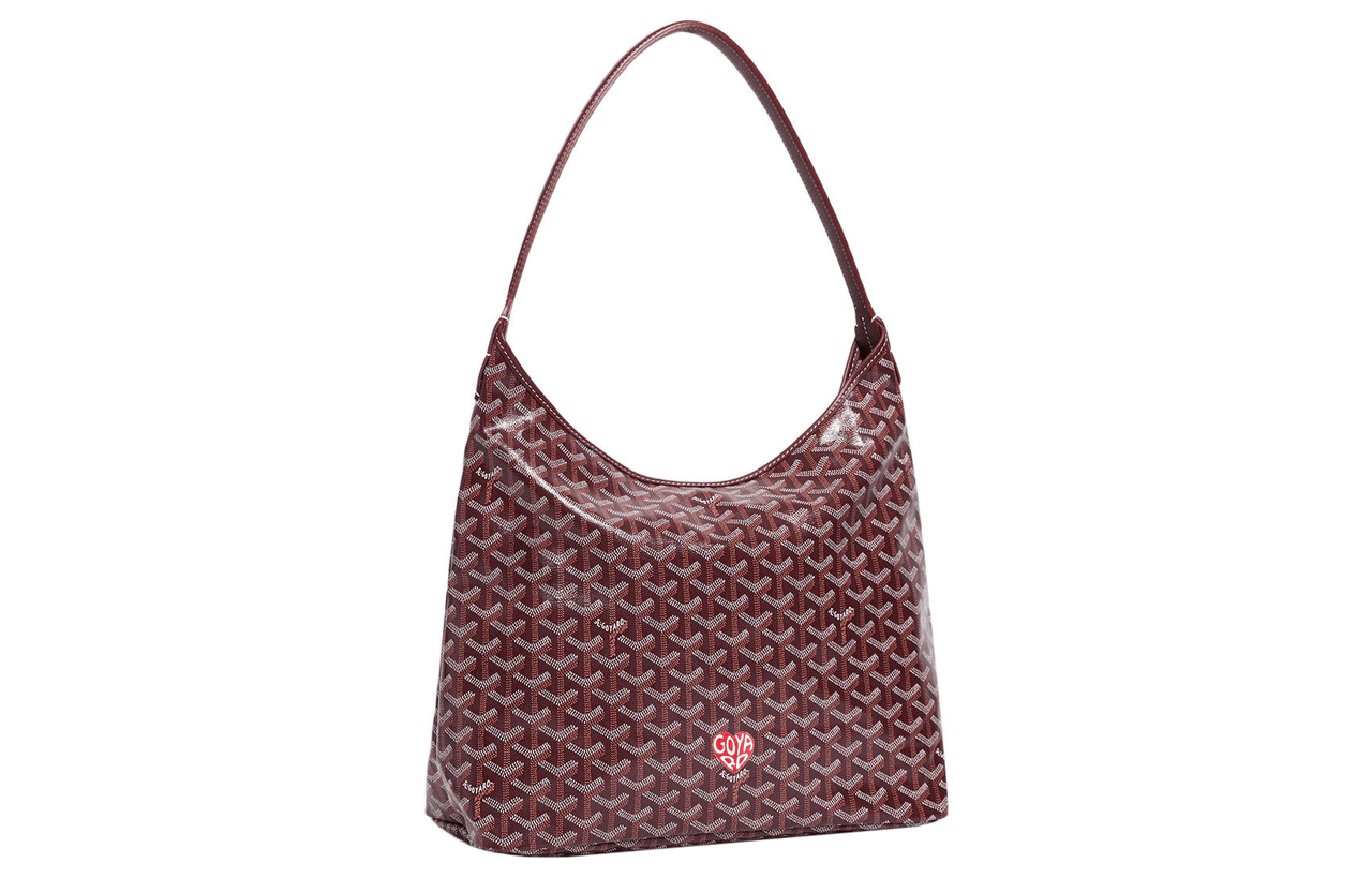 GOYARD Bohème Hobo Canvas With Leather Shoulder Bag Combo Bag Shoulder Bag Women's