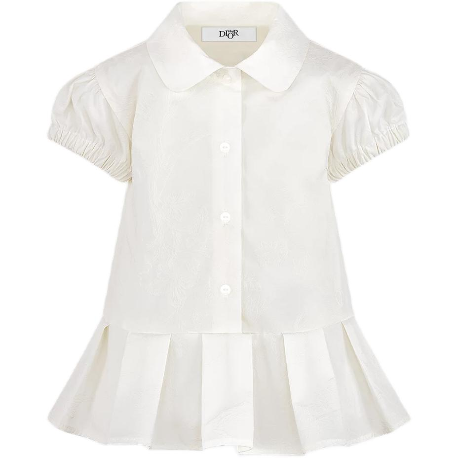 Infant And Toddler DIOR Skirt Set FW24 Ivory