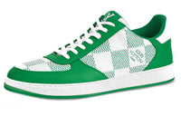 LOUIS VUITTON Lv Rivoli Sneakers 'Green With Plaid'