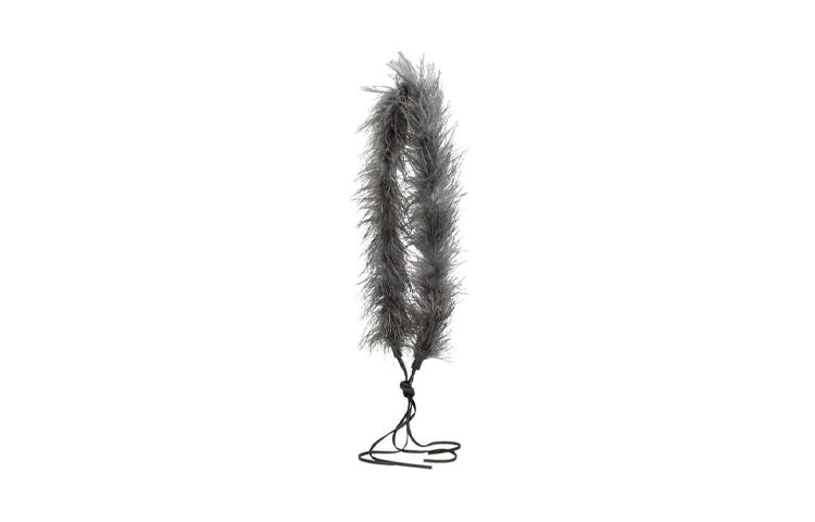 PRADA Cattail Hair Shoulder Strap Bag Straps Women's Gray