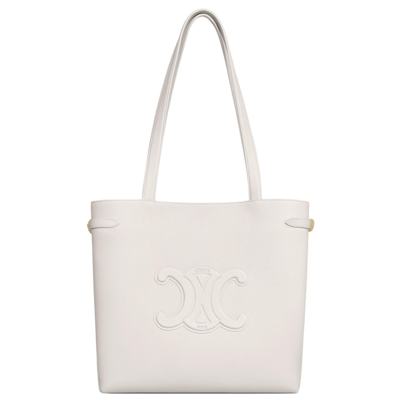 CELINE Cabas Suede Calfskin Tote Bag, Shopping Bag, Shoulder Bag, Handbag Medium Size Women's Beige