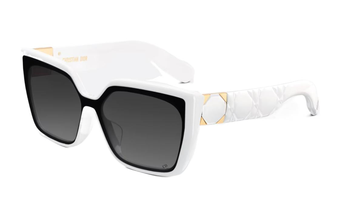DIOR Acetate Butterfly Sunglasses Women's White