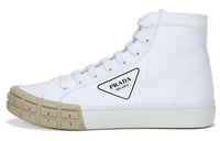 PRADA Canvas Shoes Men High Top White