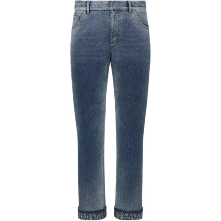 DIOR Regular Fit Jeans Women's Blue