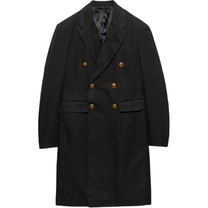 PRADA Double-breasted Cotton Coat