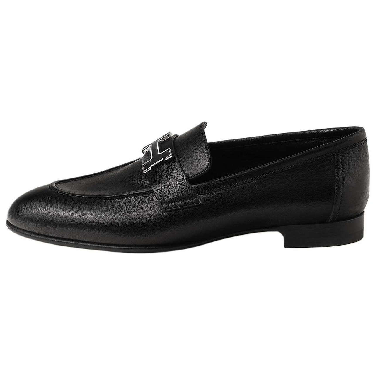 HERMES Paris Loafers Women's Black