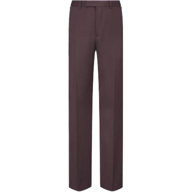 DIOR Casual Pants Men's Burgundy