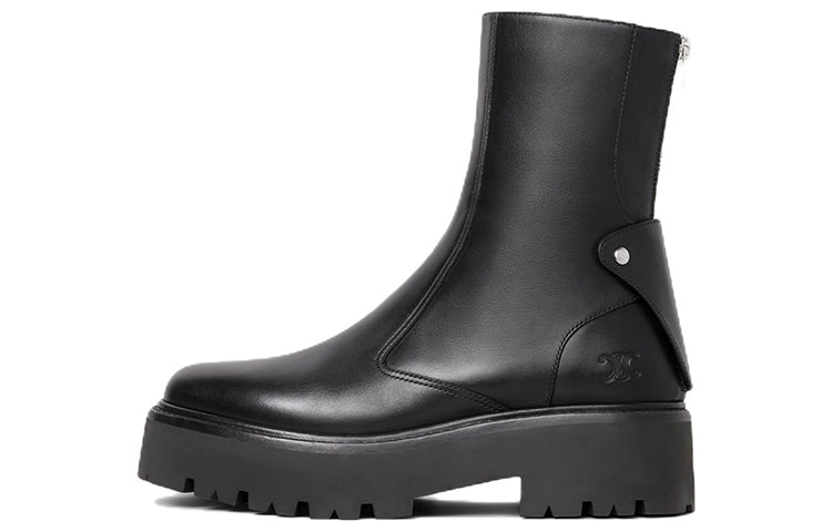 CELINE Bulky Ankle Boots Women's Black