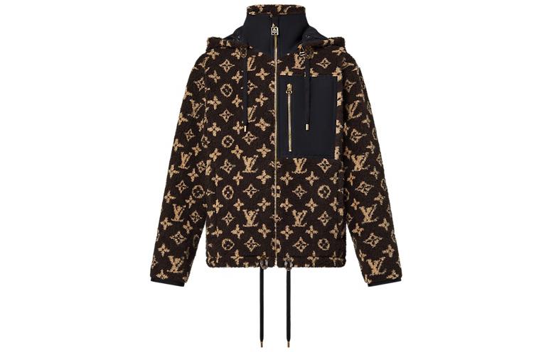 معاطف قصيرة من LOUIS VUITTON خريف وشتاء 2022 للنساء باللون البني