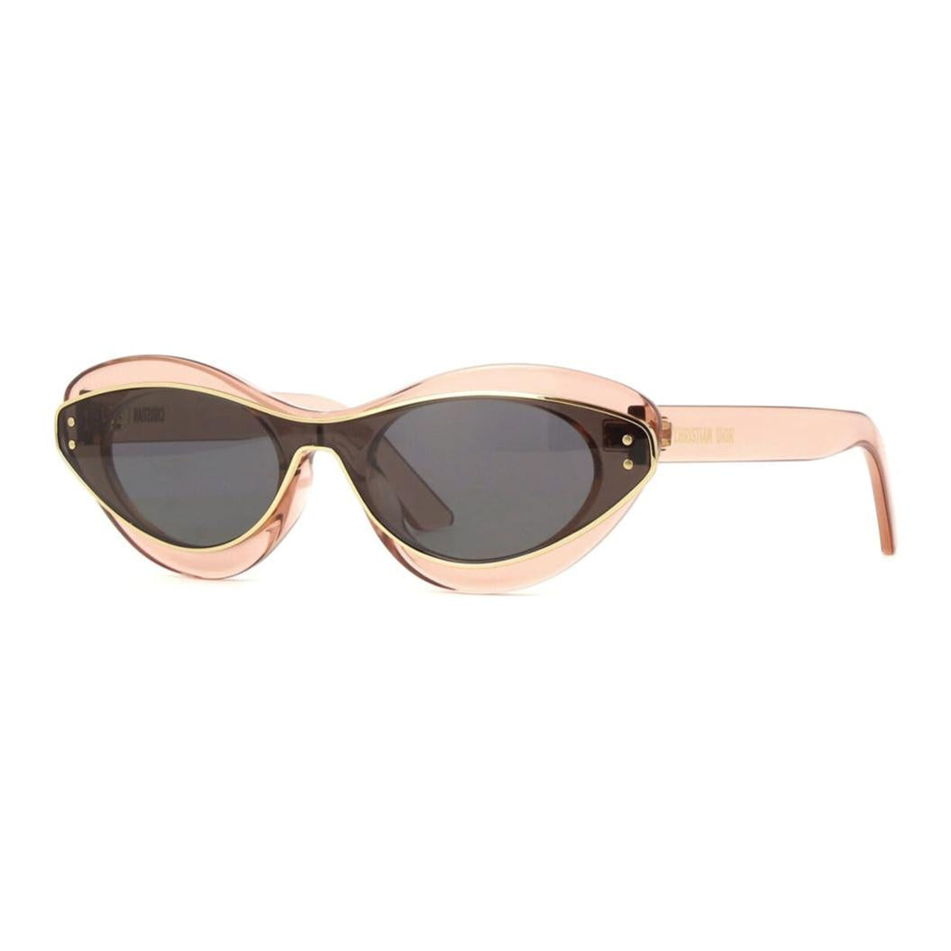 DIOR Cat Eye Sunglasses Men's Gold