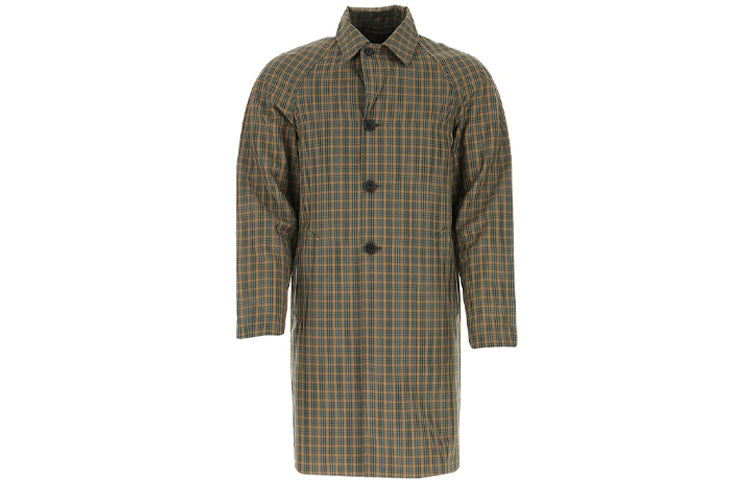 PRADA Coats Men Yellow Green