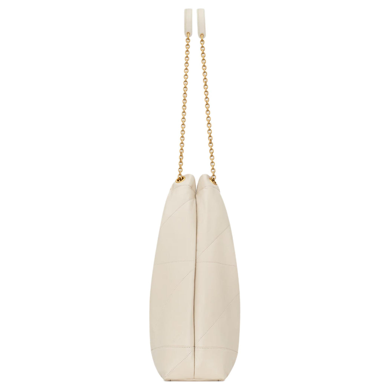 SAINT LAURENT Jamie Sheepskin Shoulder Bag Tubas Women's White