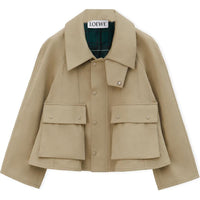 LOEWE Trapeze Jacket 'Safari/Beige/Green'