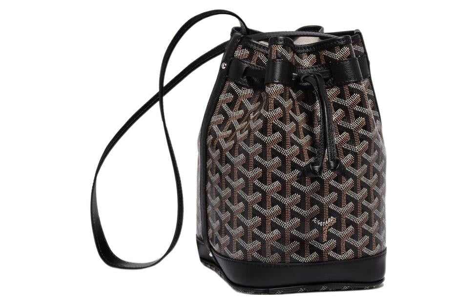 GOYARD Snoopy Co branded Petit Flot Canvas With Leather Bucket Bag, Shoulder Bag Women's