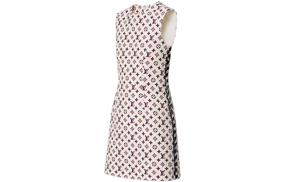 LOUIS VUITTON Sleeveless Dress Women's Pink