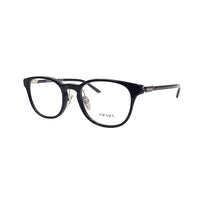 PRADA Plate Frame Oval Eyeglass Frames Women's Black