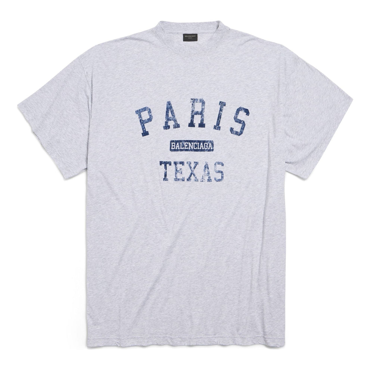 Balenciaga Paris France T-Shirt Oversized 'Heather Grey' 787349TRVO81300