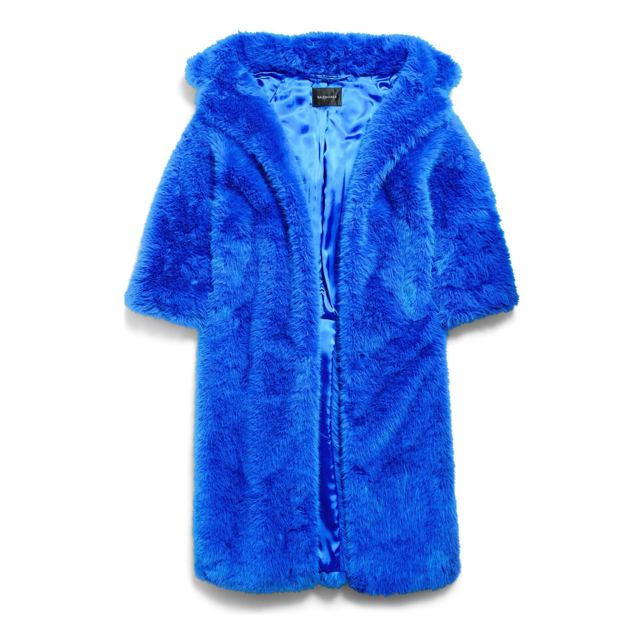 (WMNS) Balenciaga Off Shoulder Coat 'Royal Blue' 794648TPQ234210